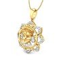 Durga Maa Diamond Pendant