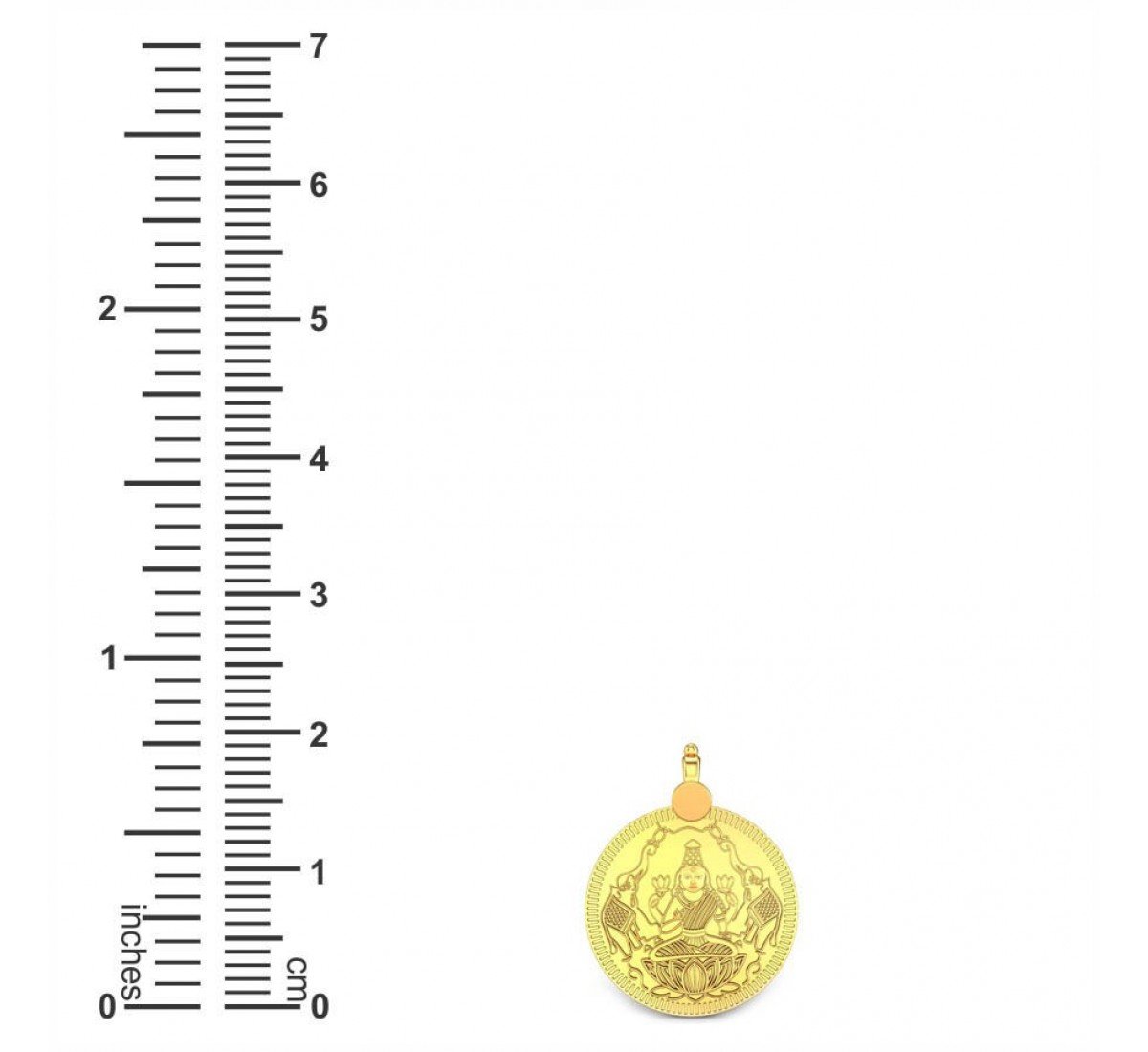 Vidya Lakshmi Gold Pendant