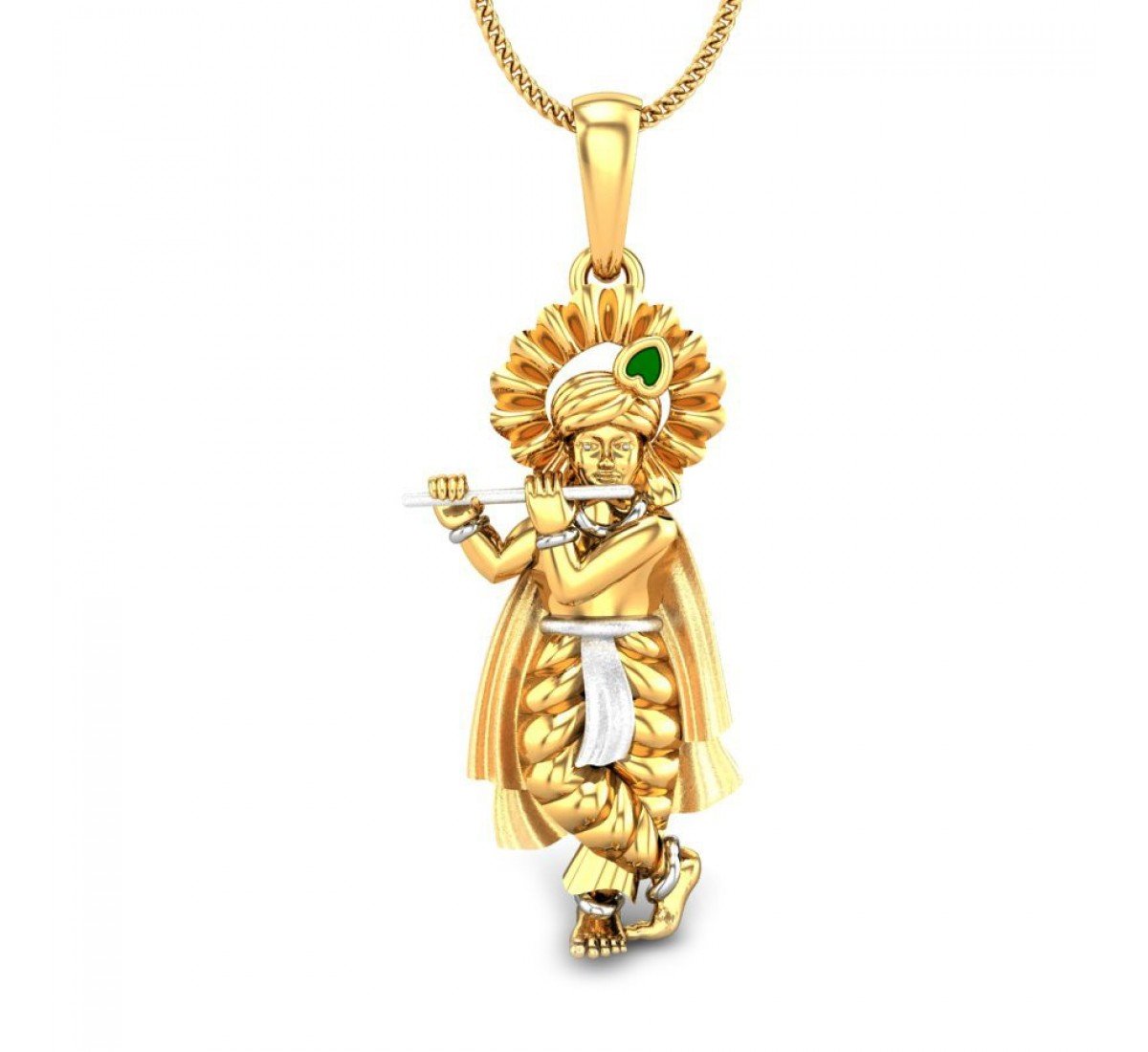 Balak Krishna Diamond Pendant