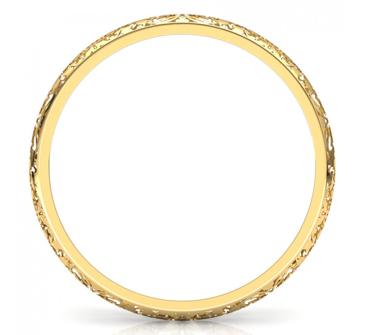 Shimmering Alber Gold Bangles