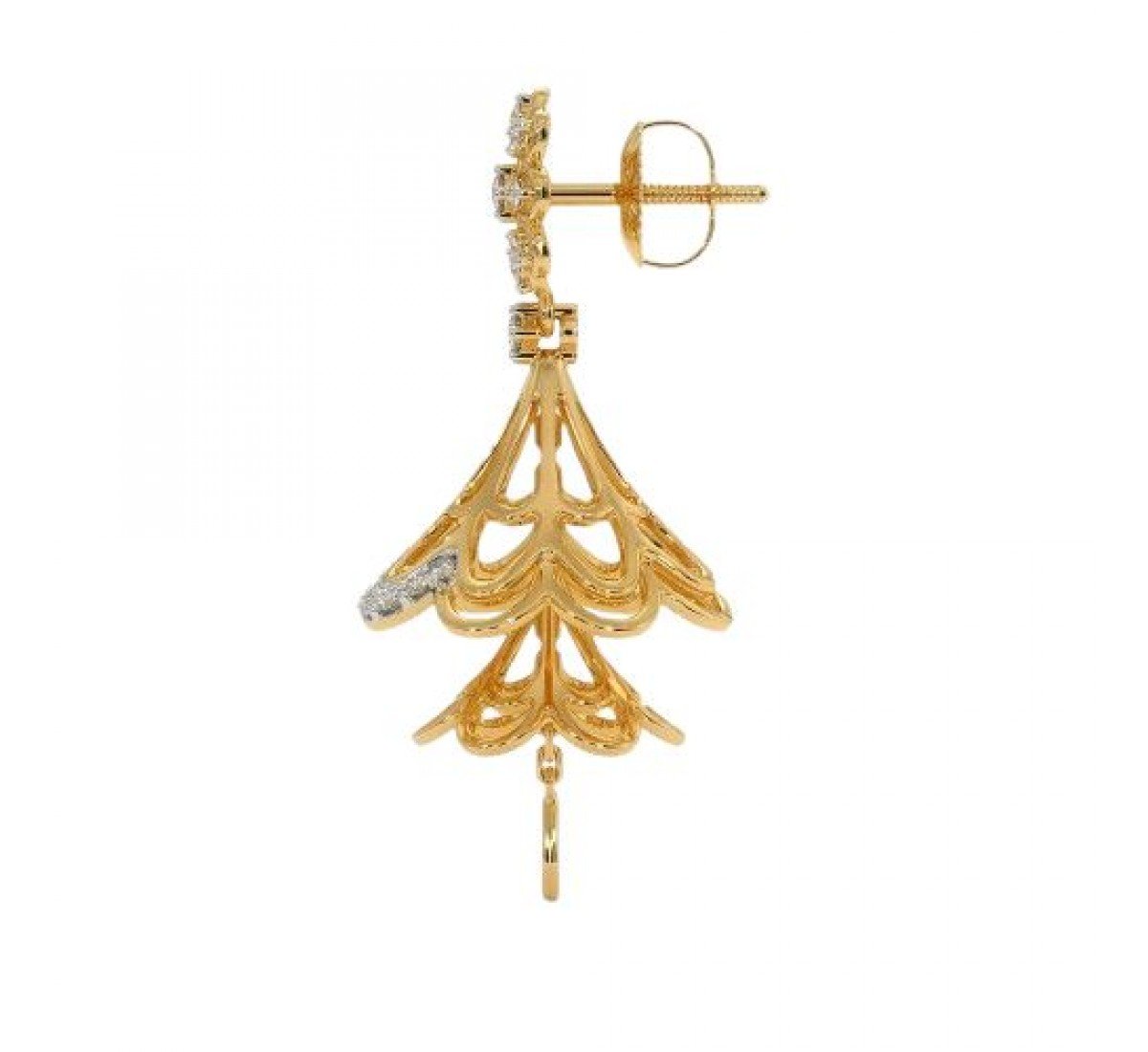 Alcove Nadia Diamond Jhumkas