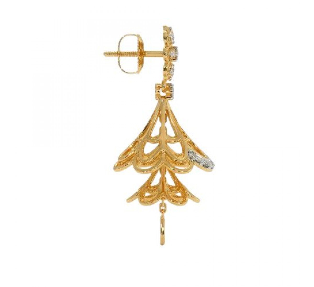 Alcove Nadia Diamond Jhumkas