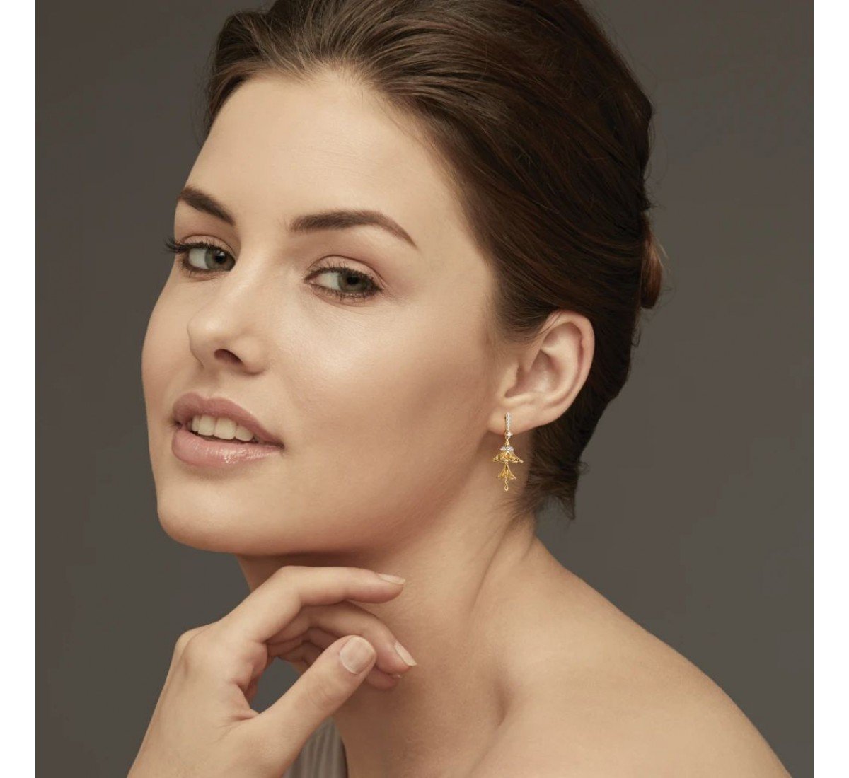 Andria Ayva Diamond Jhumkas