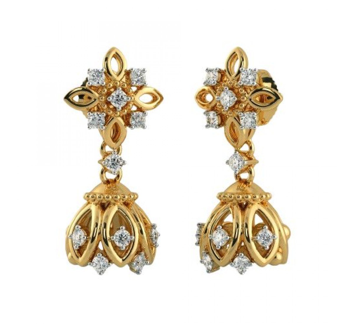Citadel Aimy Diamond Jhumkas