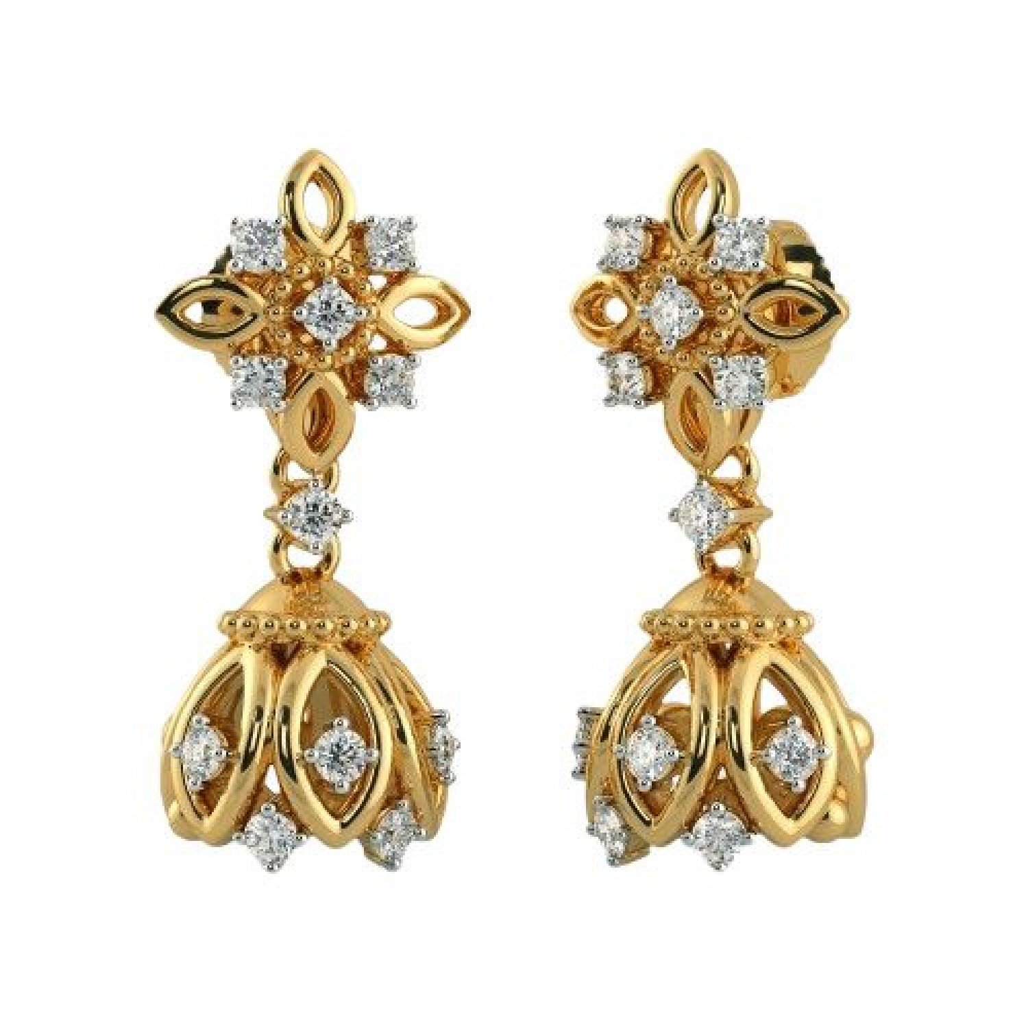 Citadel Aimy Diamond Jhumkas