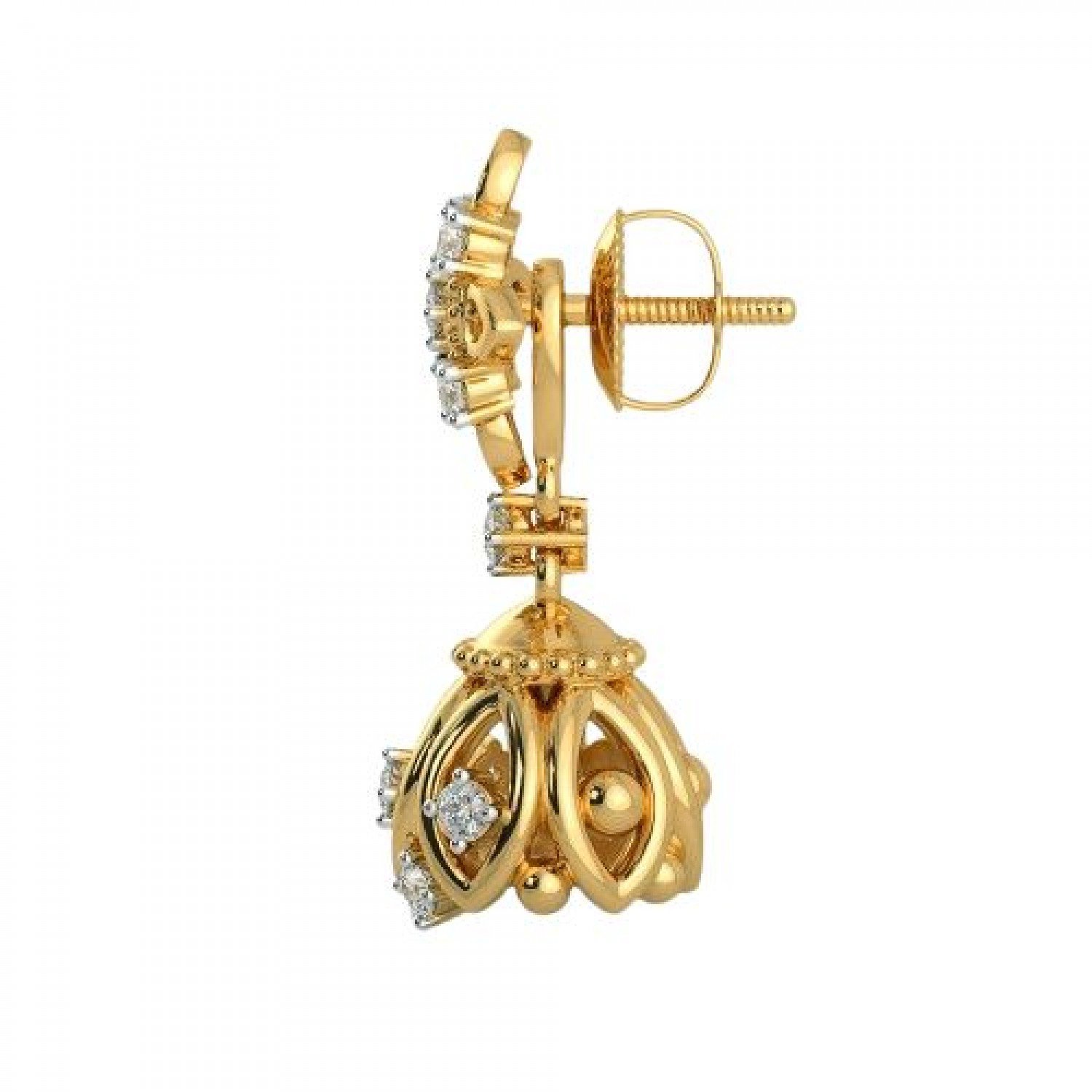 Citadel Aimy Diamond Jhumkas