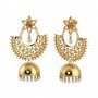 Drapes Ansley Gold Jhumkas