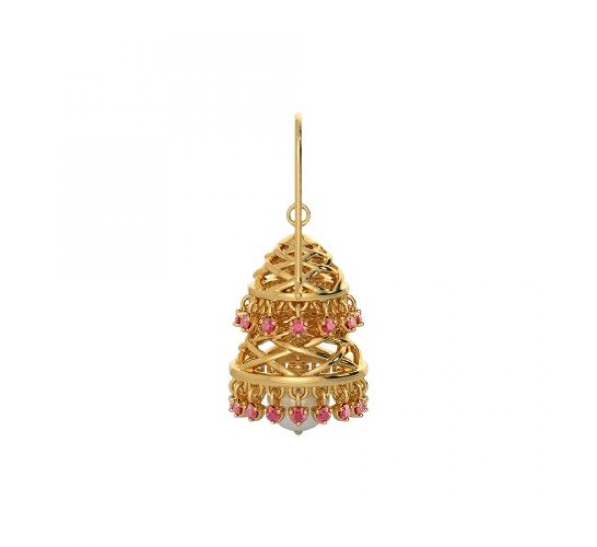 Nestle Sphere Gold Jhumkas