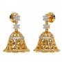 Edhita Sphere Diamond Jhumkas