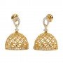 Frosted Punita Diamond Jhumkas