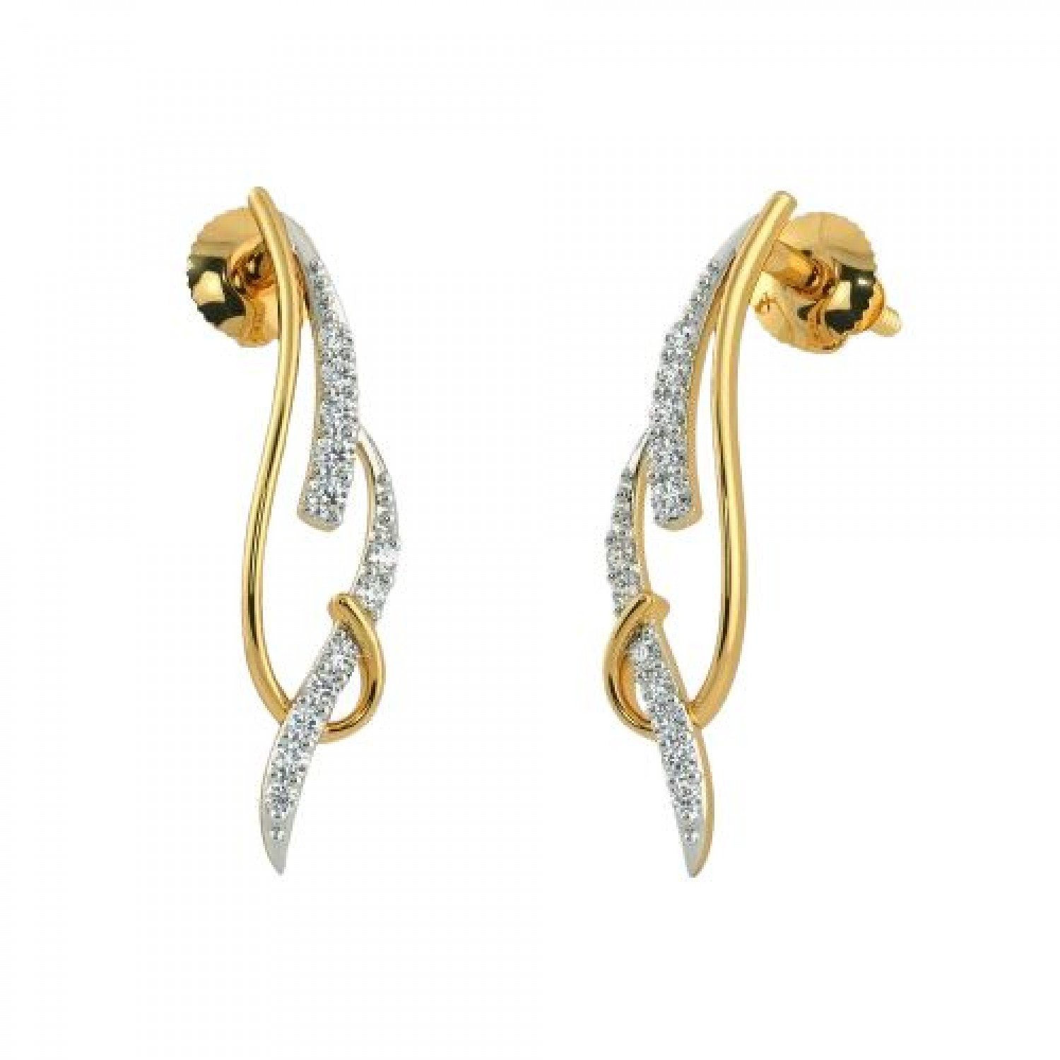 Rivulet Diamond Earrings
