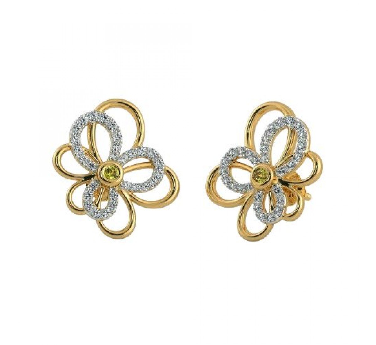 Resplendent Diamond Earrings