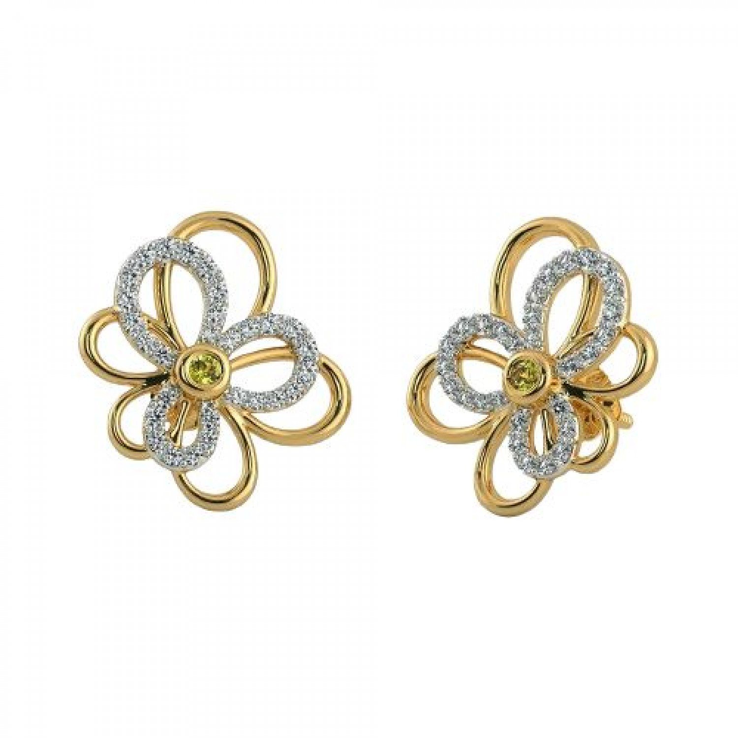 Resplendent Diamond Earrings