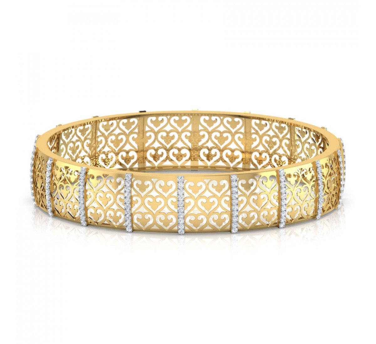 Rhombic Diamond Bangles
