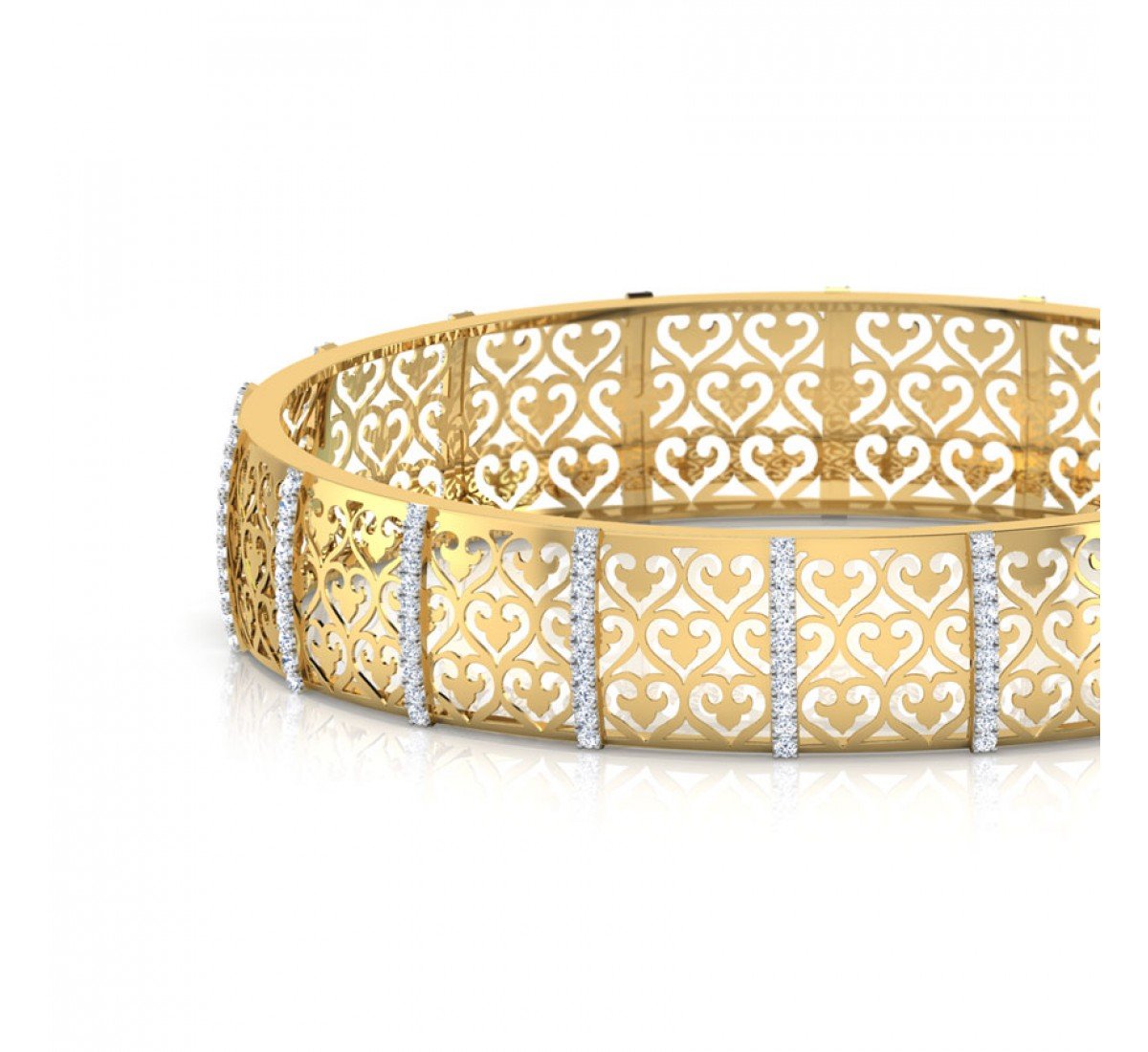 Rhombic Diamond Bangles