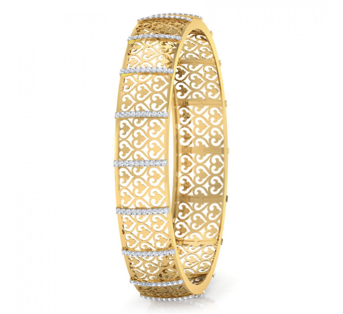 Rhombic Diamond Bangles