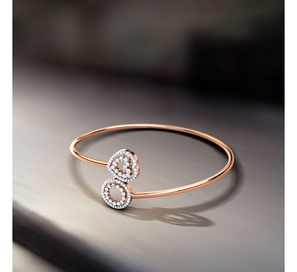 Harmonious Halo Diamond Bracelet