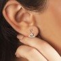 Plumeria Diamond Earrings
