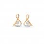 Plumeria Diamond Earrings