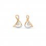 Plumeria Diamond Earrings