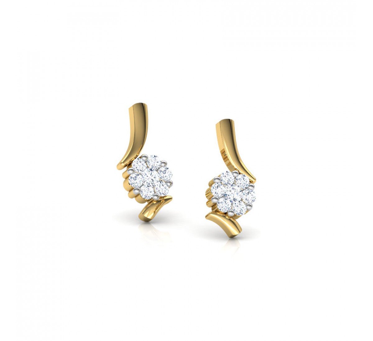 Jester Diamond Earrings