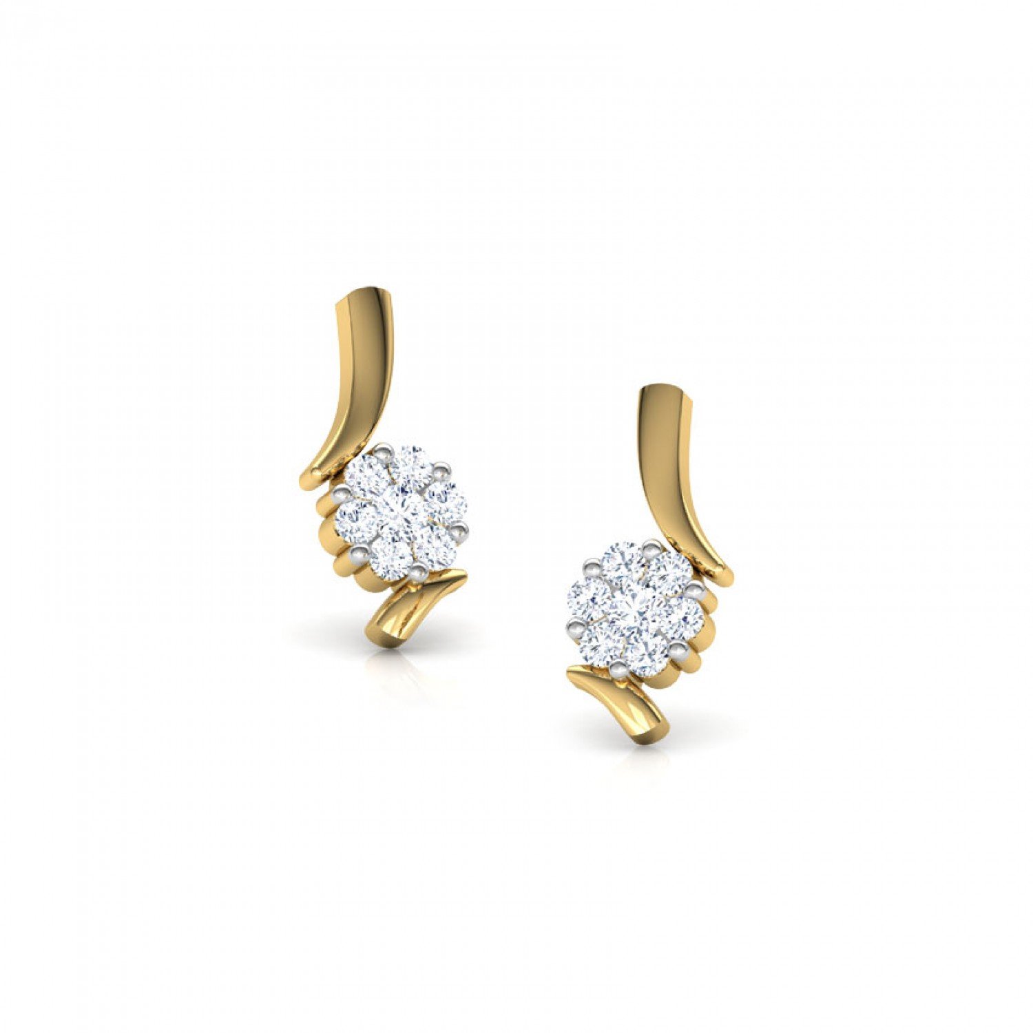 Jester Diamond Earrings