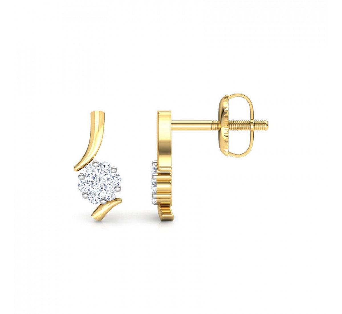 Jester Diamond Earrings