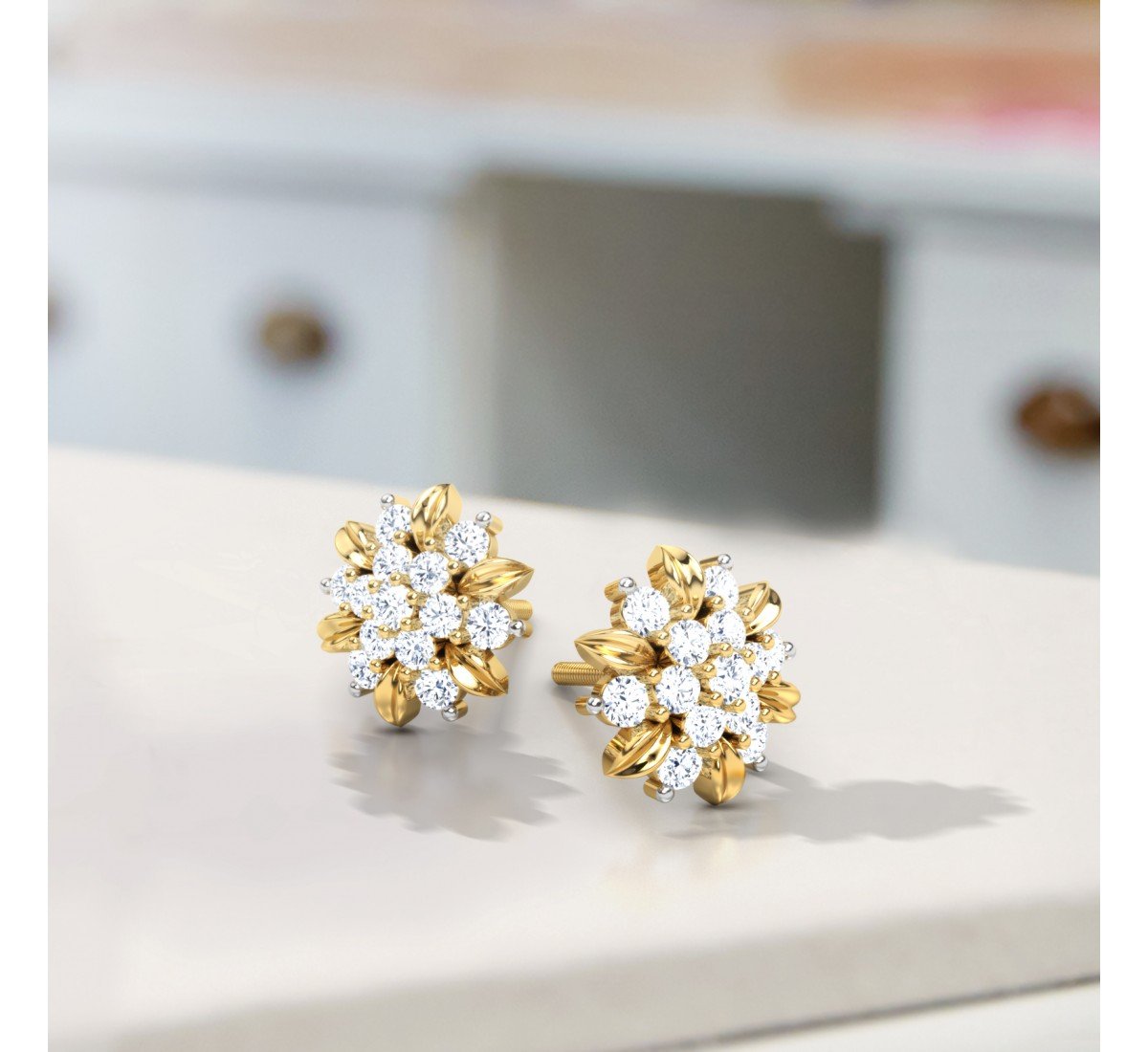 The Nebuluxe Diamond Earrings