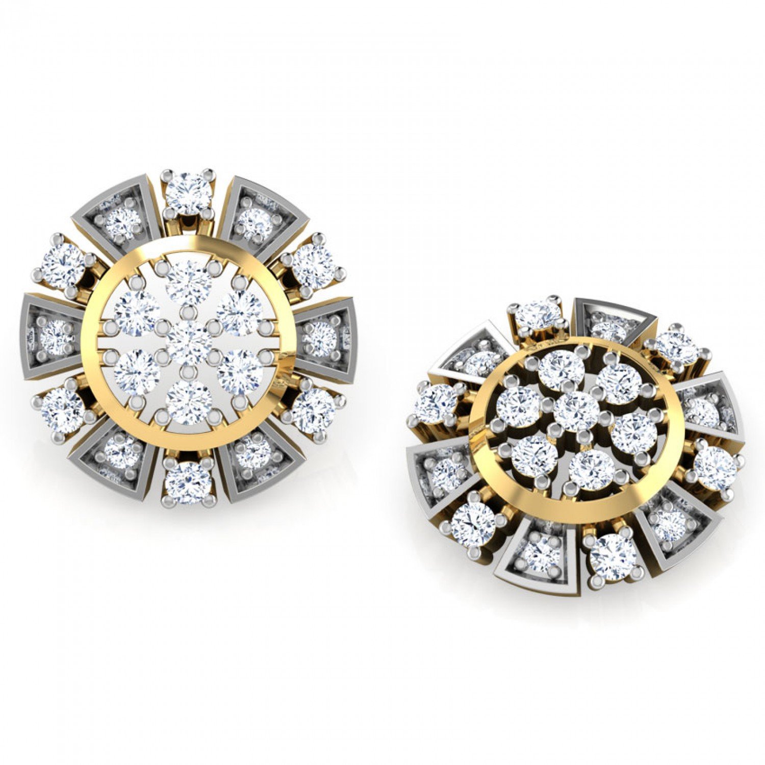 Darry Ginkgo Daimond Earrings