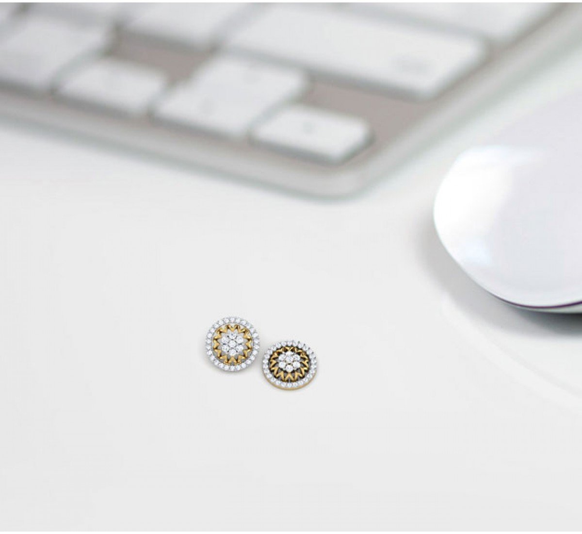 Absinthe Daimond Earrings