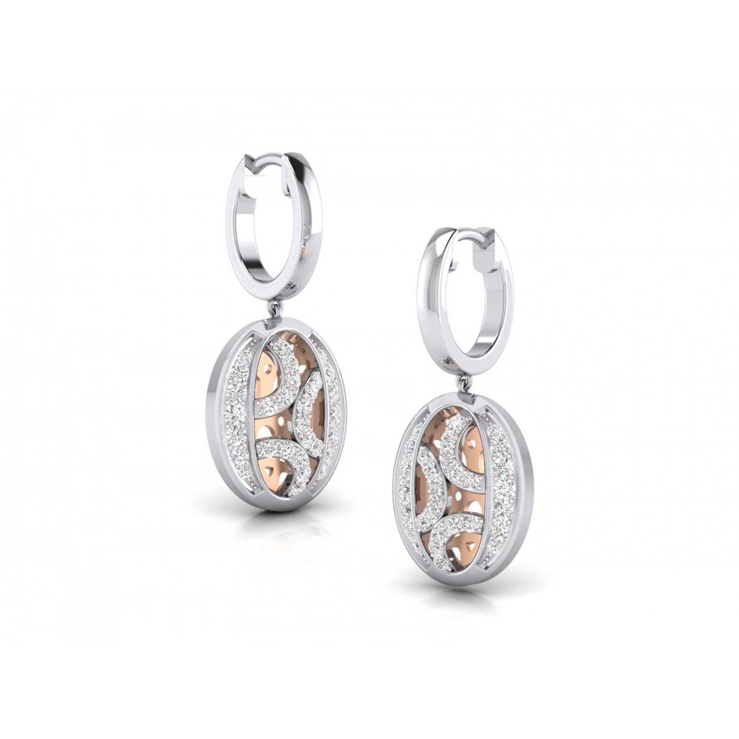 Poire Out Diamond Earrings