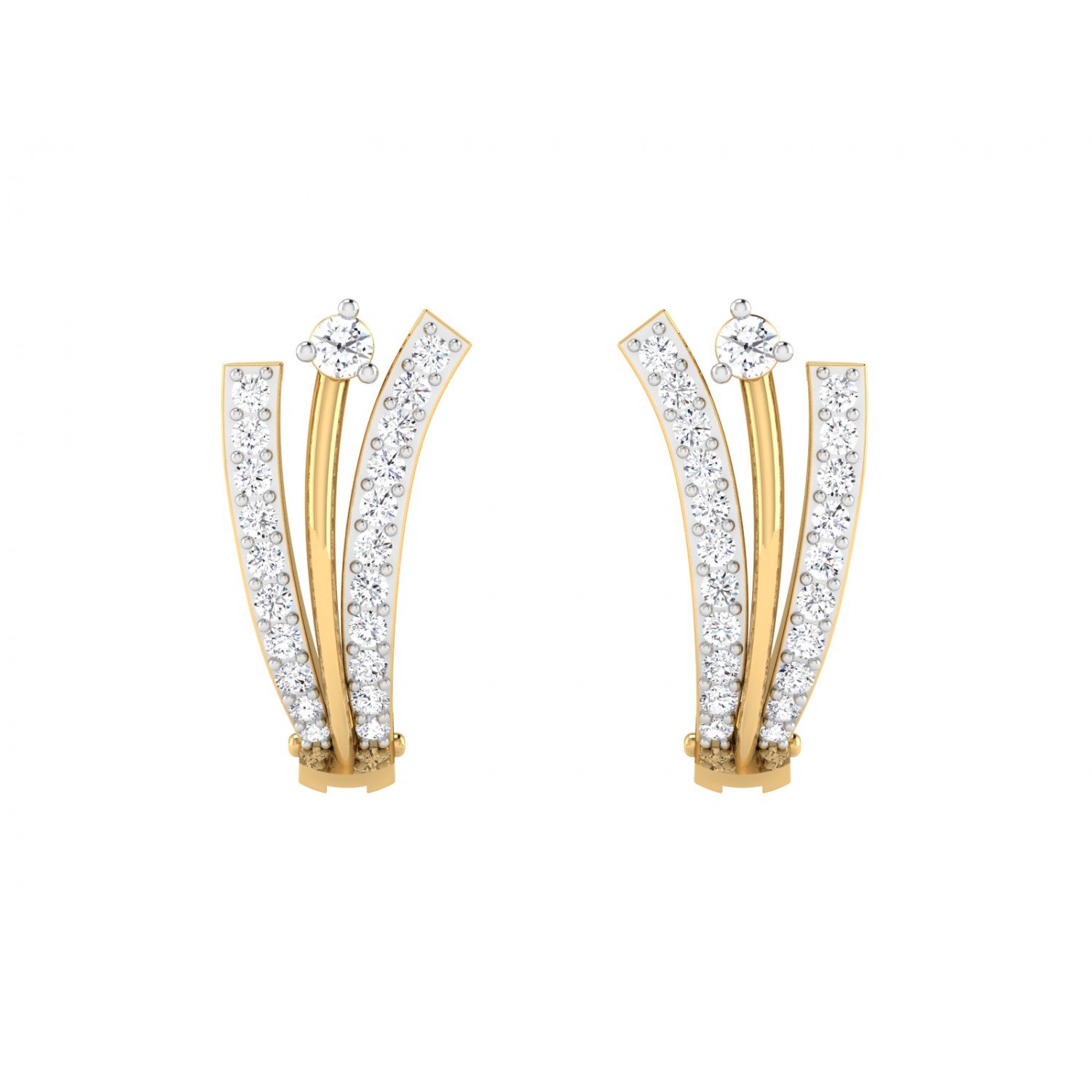 Enigmatize Petals Diamond Earrings