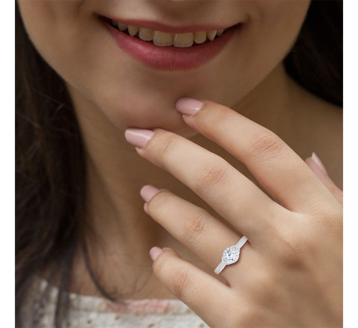 Aeonify Aluha Solitaire Diamond Ring