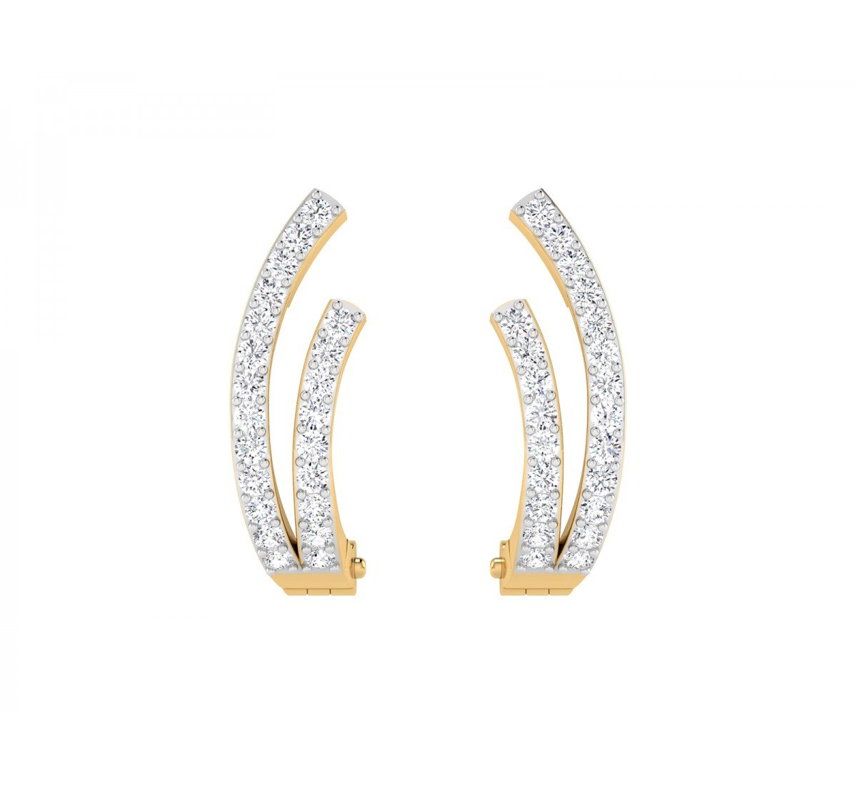 Anysia Enfold Diamond Earrings