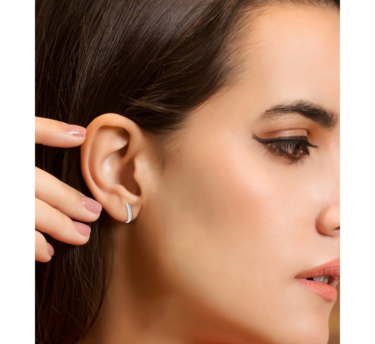 Enchantify Lapis Diamond Earrings