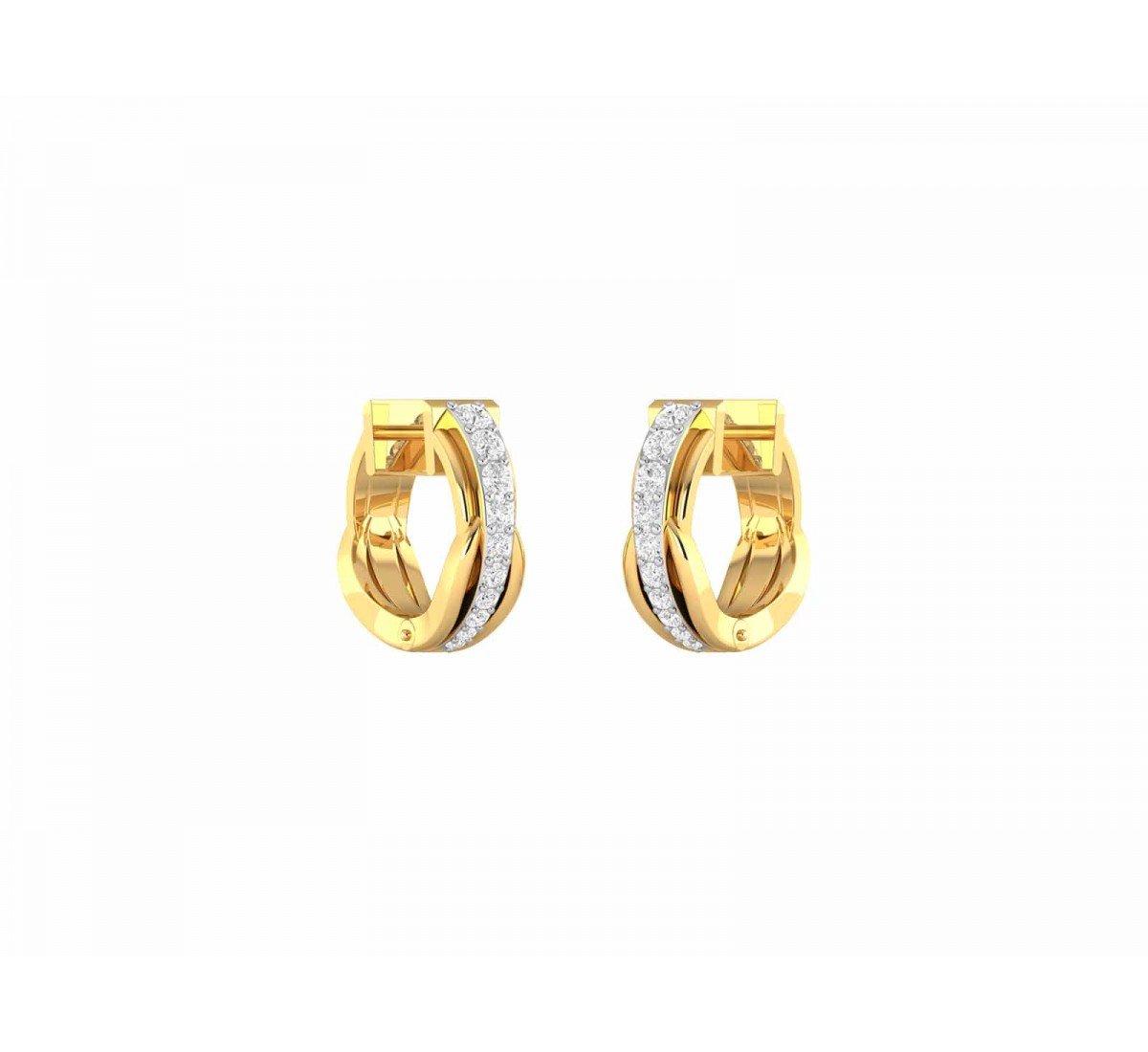 Val Tassel Diamond Earrings