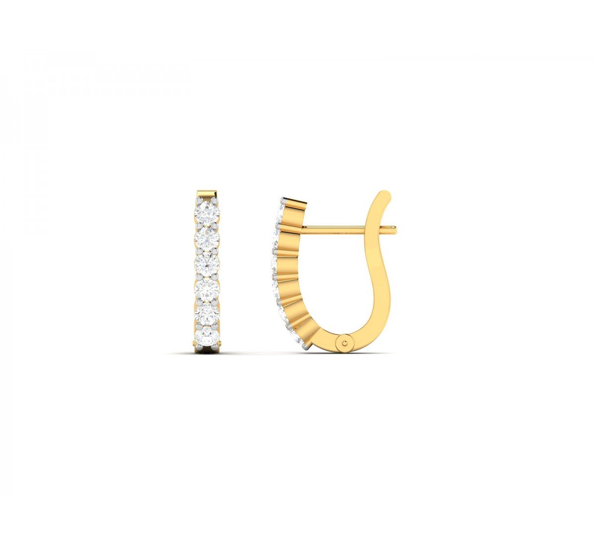 Alaina Nebulous Diamond Earrings