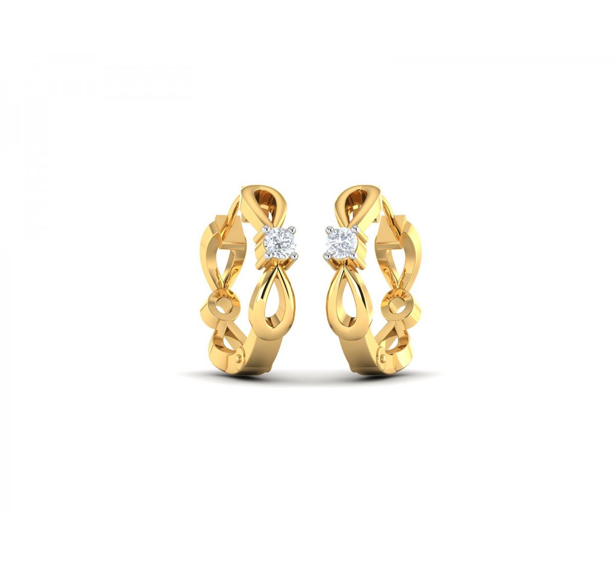 Miloni Clematis Diamond Earrings