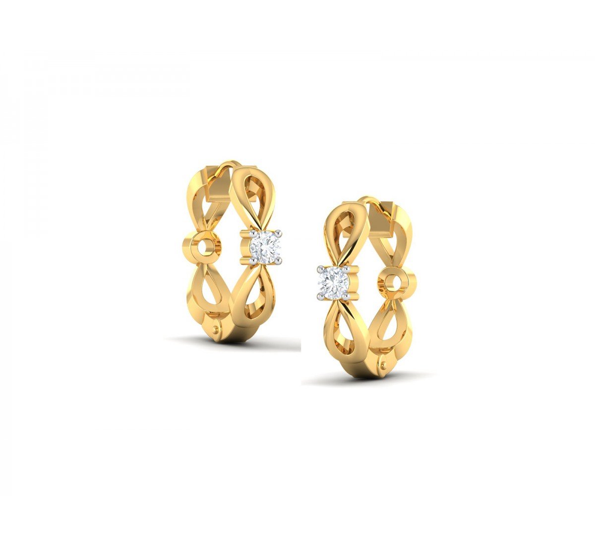Miloni Clematis Diamond Earrings