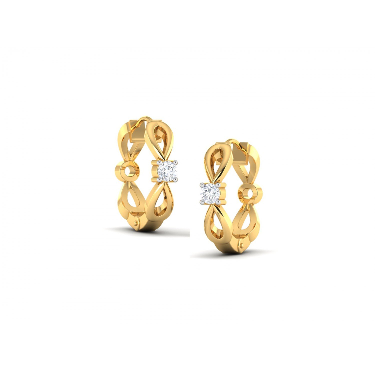 Miloni Clematis Diamond Earrings