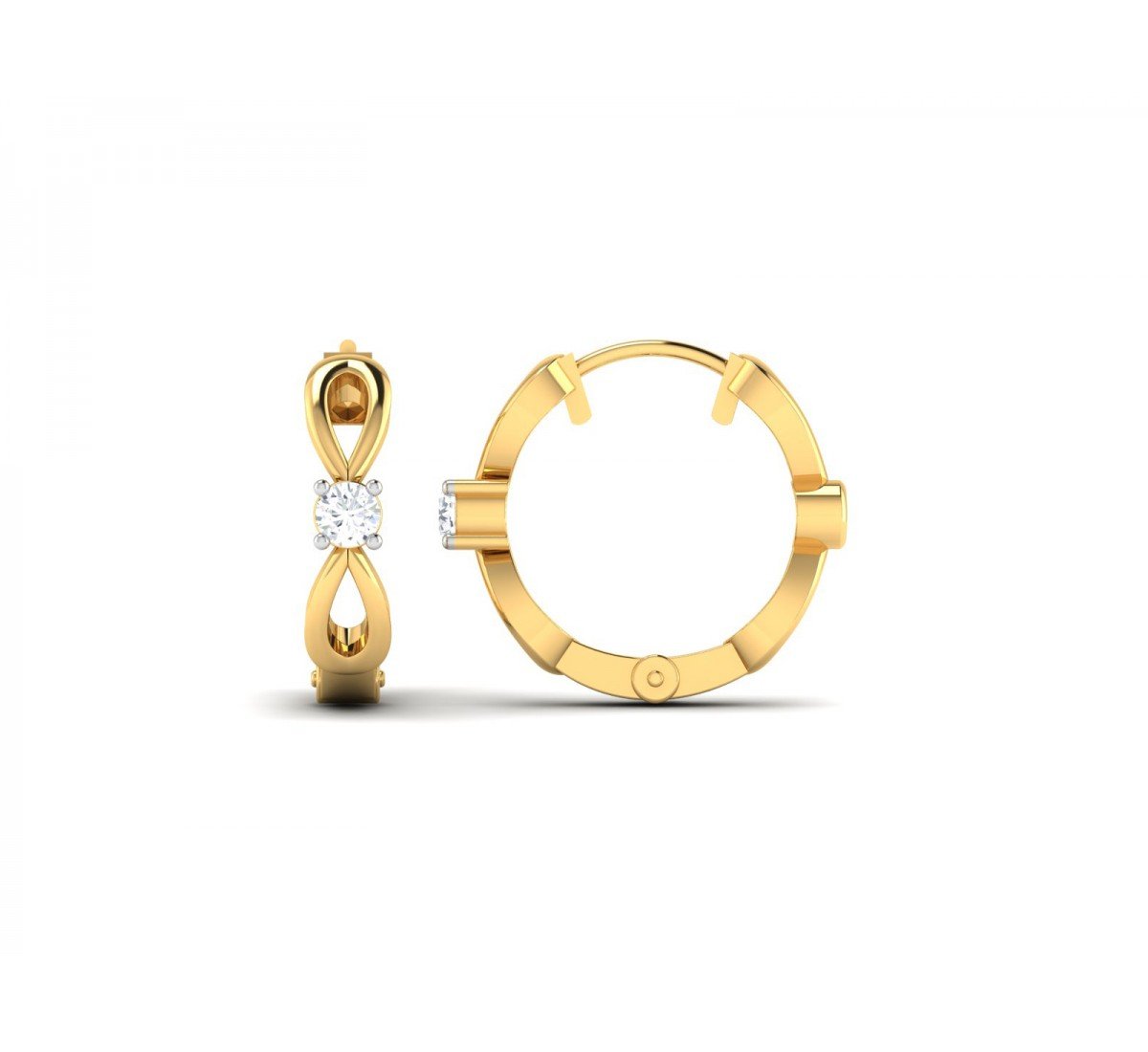 Miloni Clematis Diamond Earrings