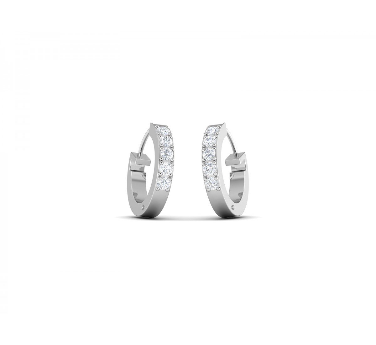 Swirl Diamond Earrings