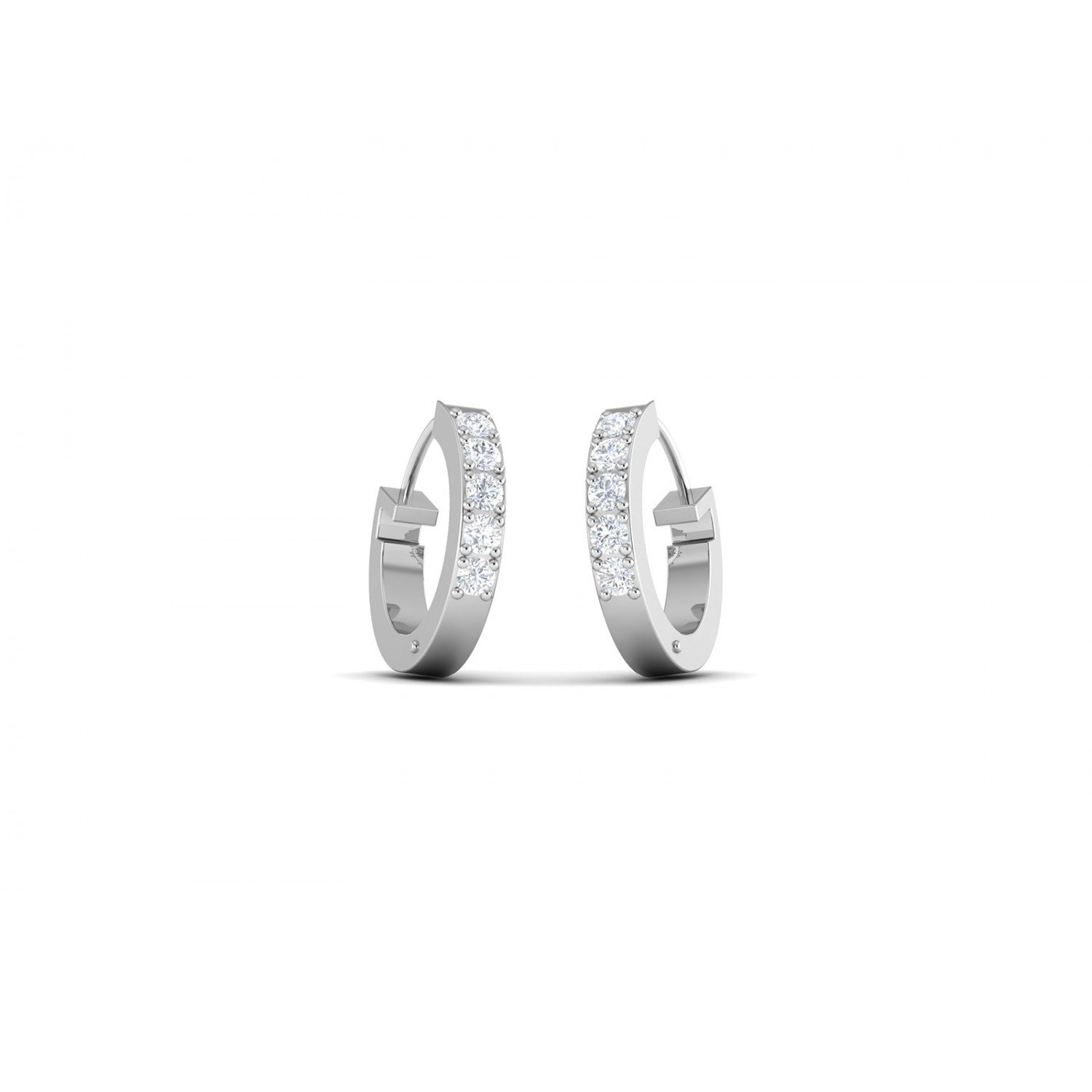 Swirl Diamond Earrings