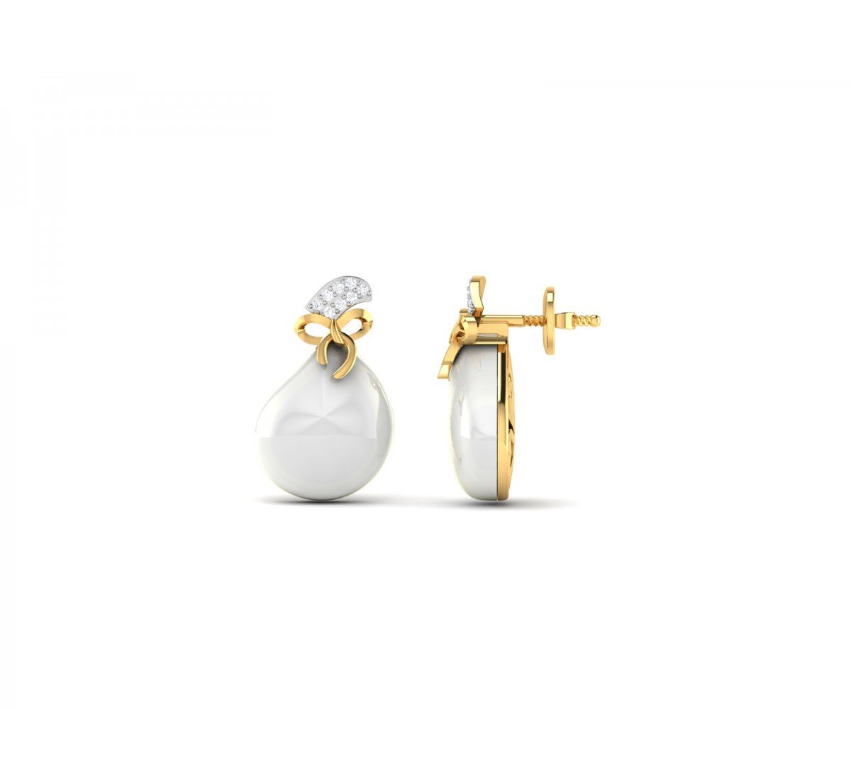 Veronica Knot Diamond Earrings
