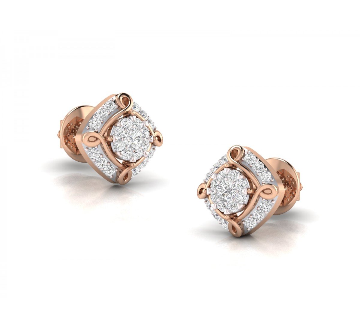 Pristine Diamond Earrings