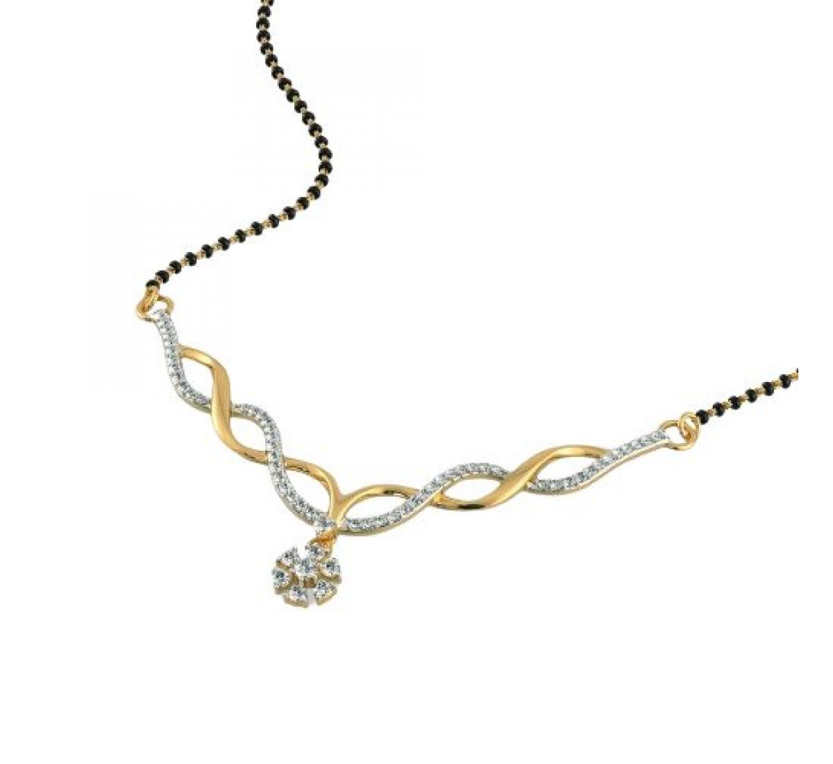 Adulate Diamond Mangalsutra