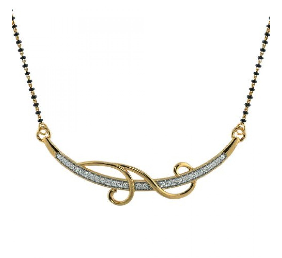 Unique Diamond Mangalsutra