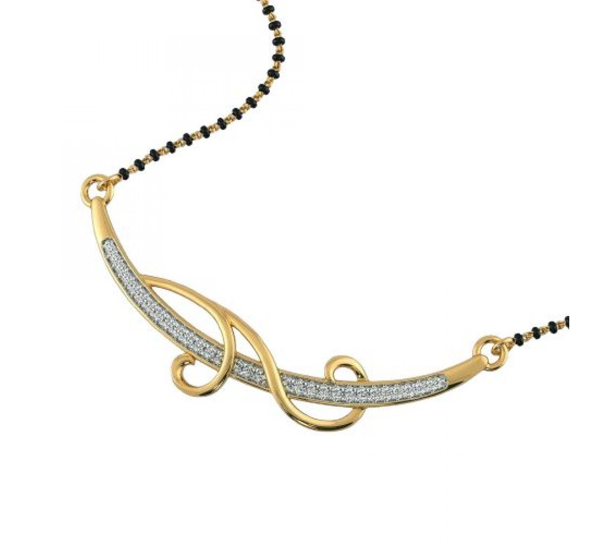 Unique Diamond Mangalsutra