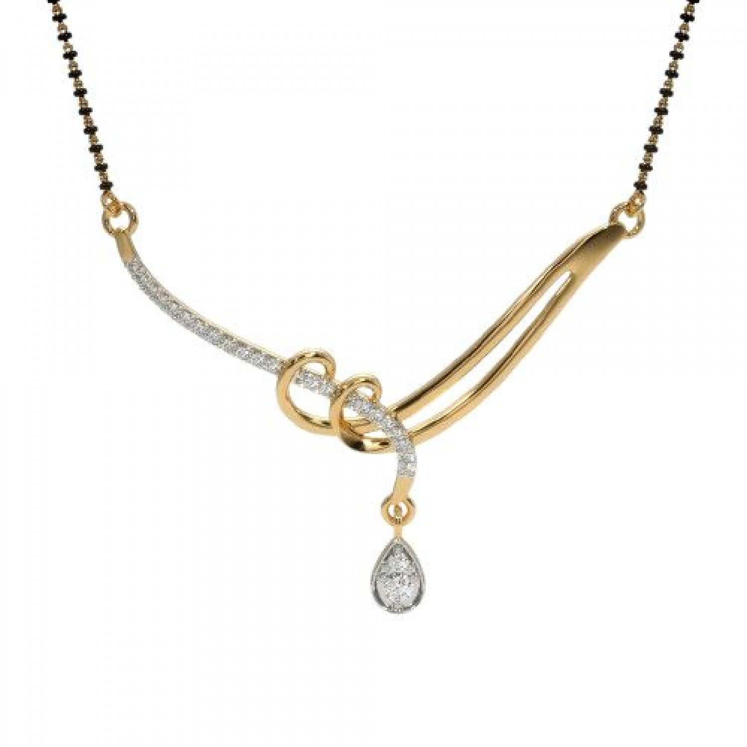 Aflame Diamond Mangalsutra