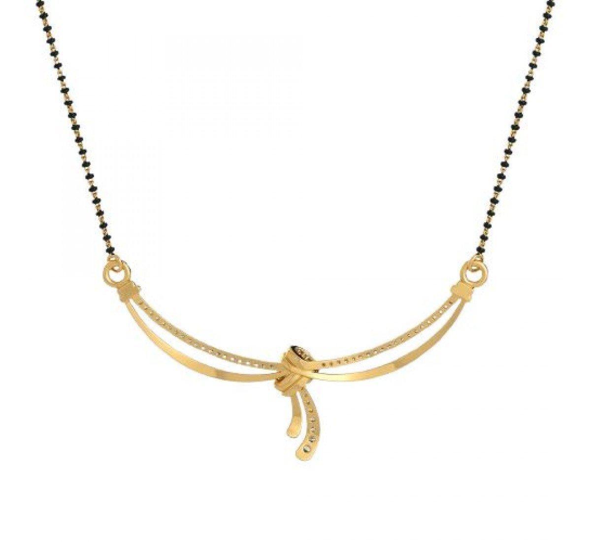 Petalled Diamond Mangalsutra